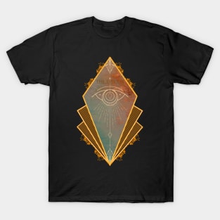 Art Deco Evil Eye T-Shirt